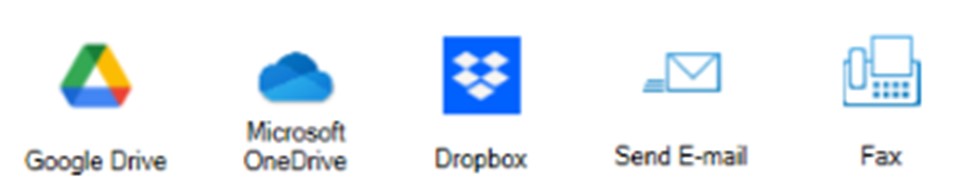Screenshot of the new PaperStream icons