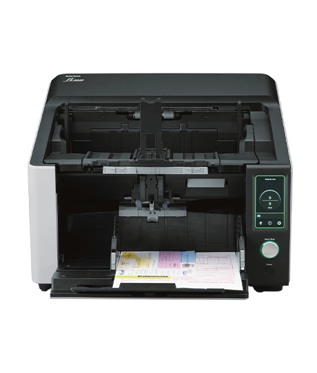 fi-8820 scanner with different sized papers