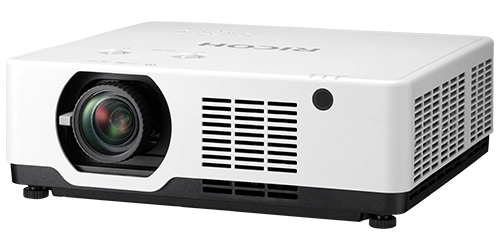 Zijaanzicht RICOH compacte laserprojector