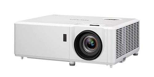 Zijaanzicht RICOH compacte laserprojector