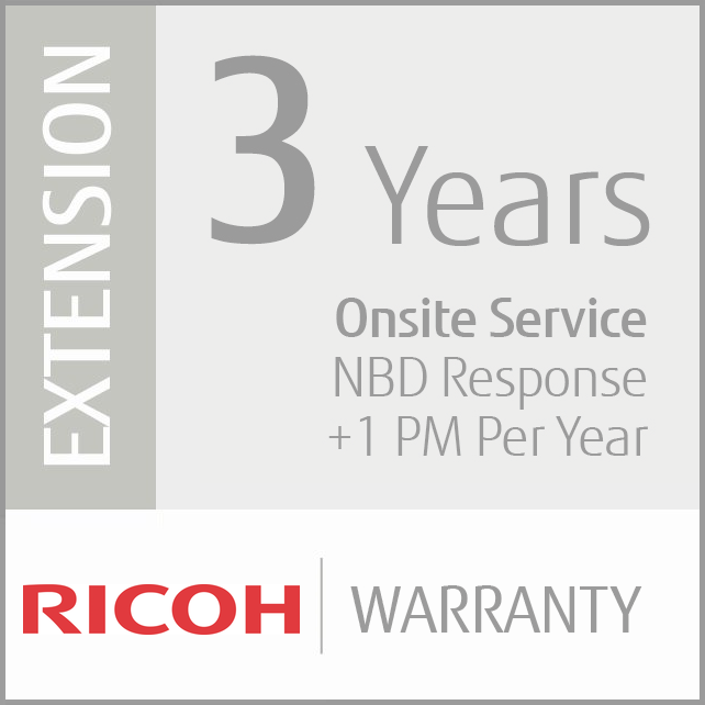 Ricoh Extensão de garantia de 3 anos