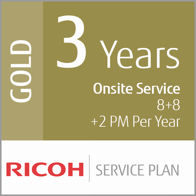 Ricoh 3 jaar gouden onderhoudsplan